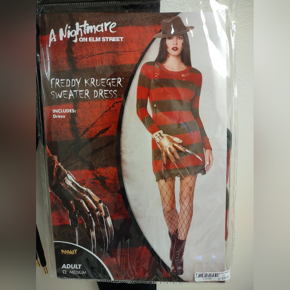Ms. Freddy Krueger Dress/Hat/Glove